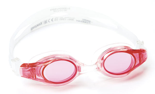 Schwimmbrille Kinder 3-6 Jahre, UV-Linsen, Silikon, 3 Farben