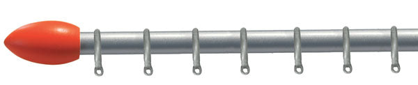 Warsavia ausziehbare Gardinenstange – Stahl 120–210 cm, Säuregrün