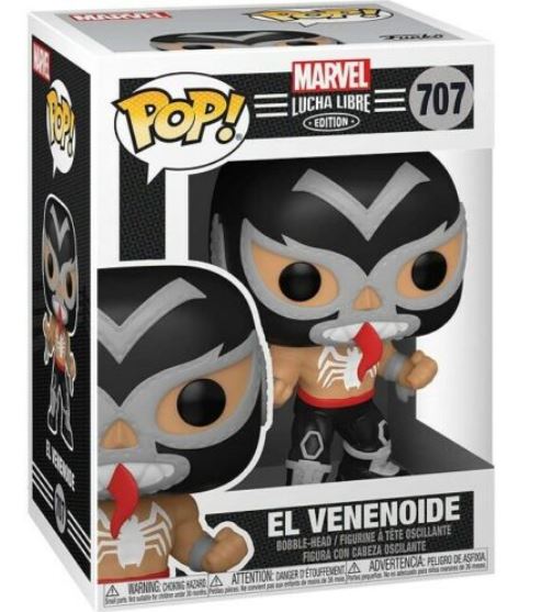 Funko Pop Marvel Lucha Libre 707 – Luchadores Venom Vinyl Sammlung Neu