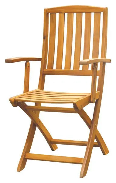 SEDIA PIEGH.C/BRAC.ACACIA 56X53X96H