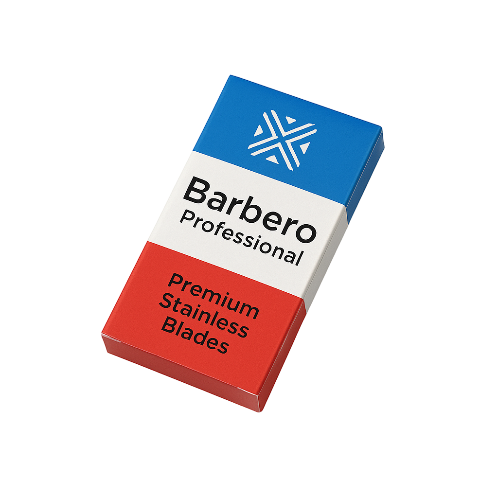 Barbero Professional Premium Stainless Blades Lamette Da Barba Box Da 5 pz