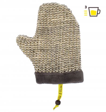 Beter Coffee O'Clock Peeling-Handschuh aus Sisal und Leinen für den Körper