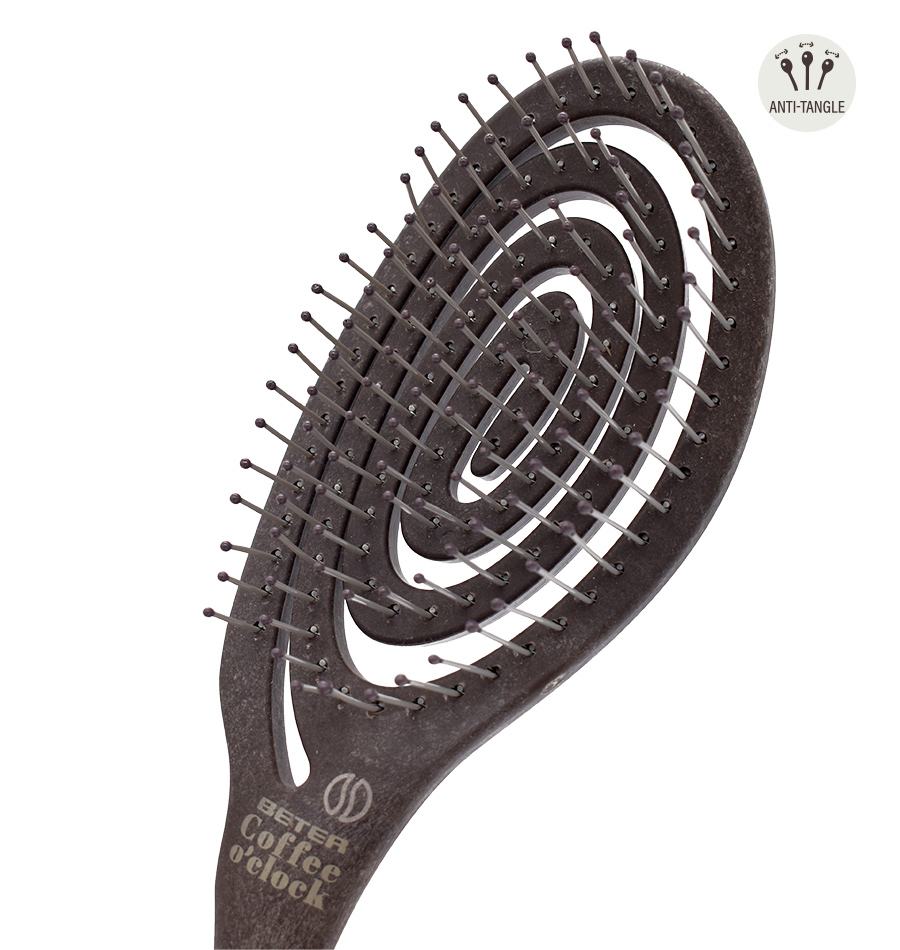 Beter Coffee O'Clock Spazzola Districante Flessibile Per Capelli