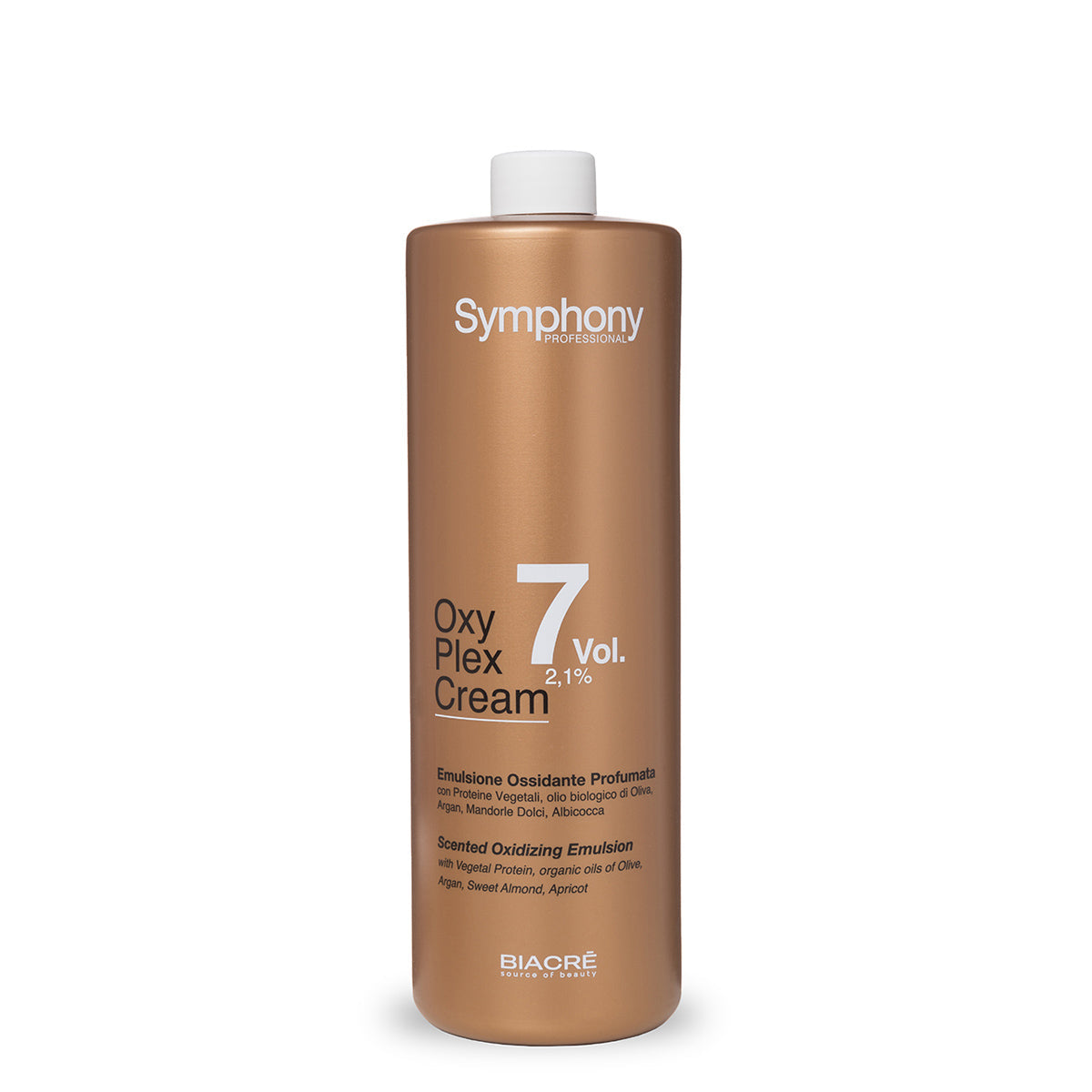 Biacré Symphony Oxy Plex Cream Emulsione Ossidante Profumata 7 Volumi 2,1% 1000 ml