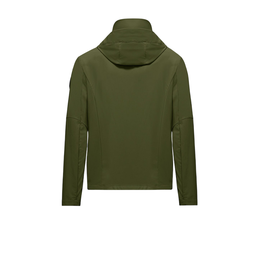 Bomboogie giubbino con cappuccio da uomo antipioggia e antivento sfoderata JM8400TNSD4 329 verde palude