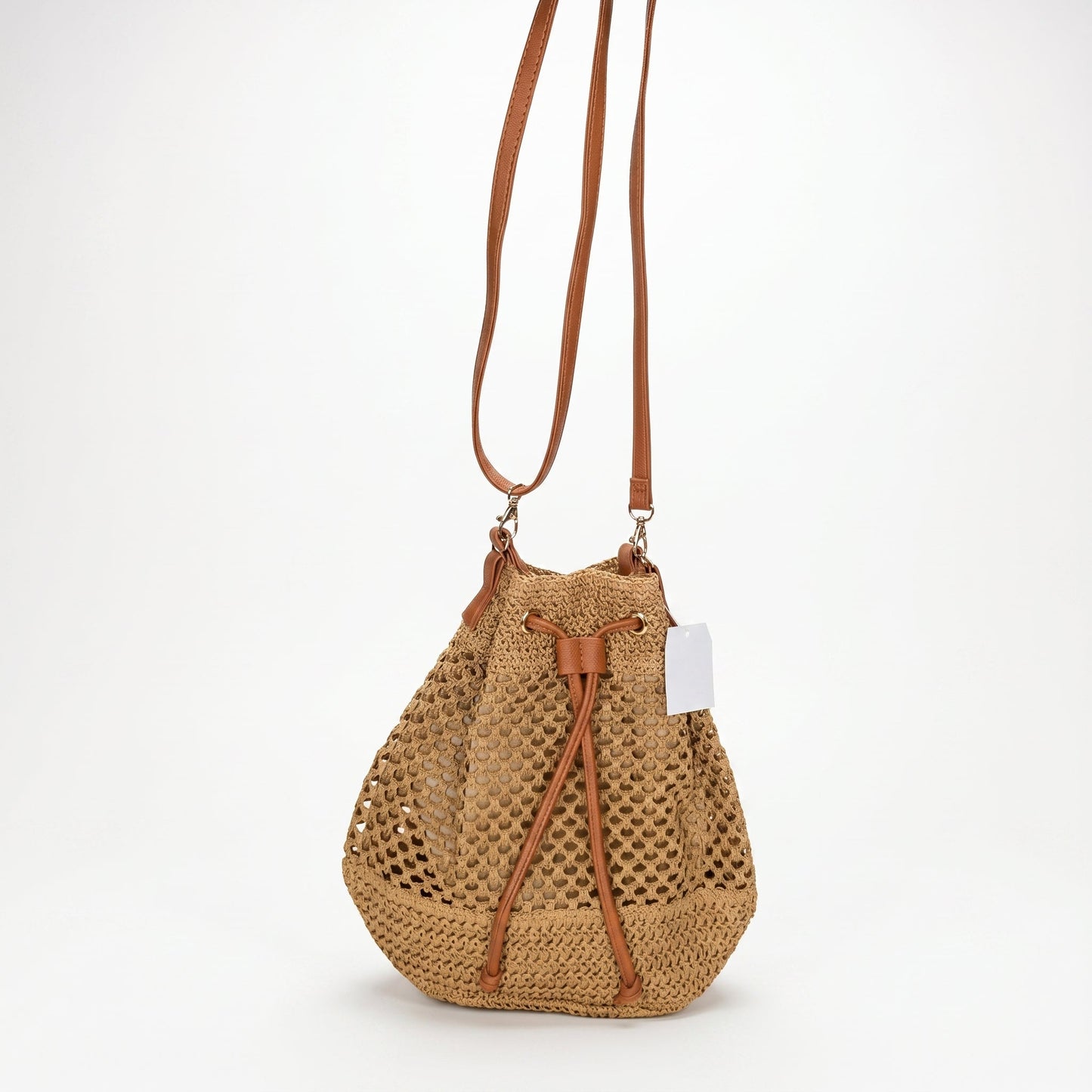 Stile Donna Bags - Borsa Secchiello in Paglia