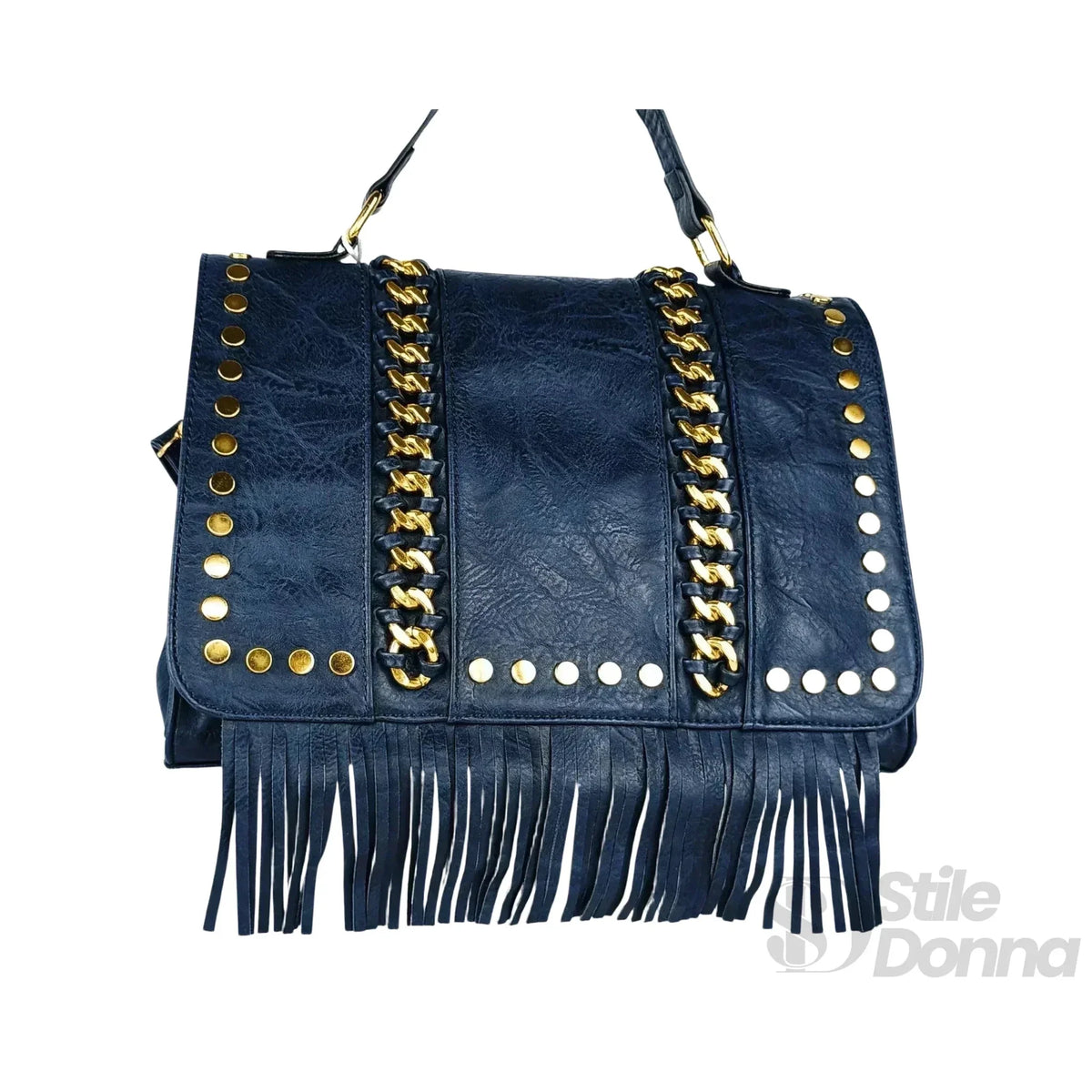 Stile Donna Bags - Borsa in Ecopelle Dettagli Dorati