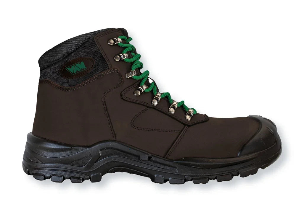Scarpe Trekking Impermeabili in Pelle Nabuk Suola Antiscivolo