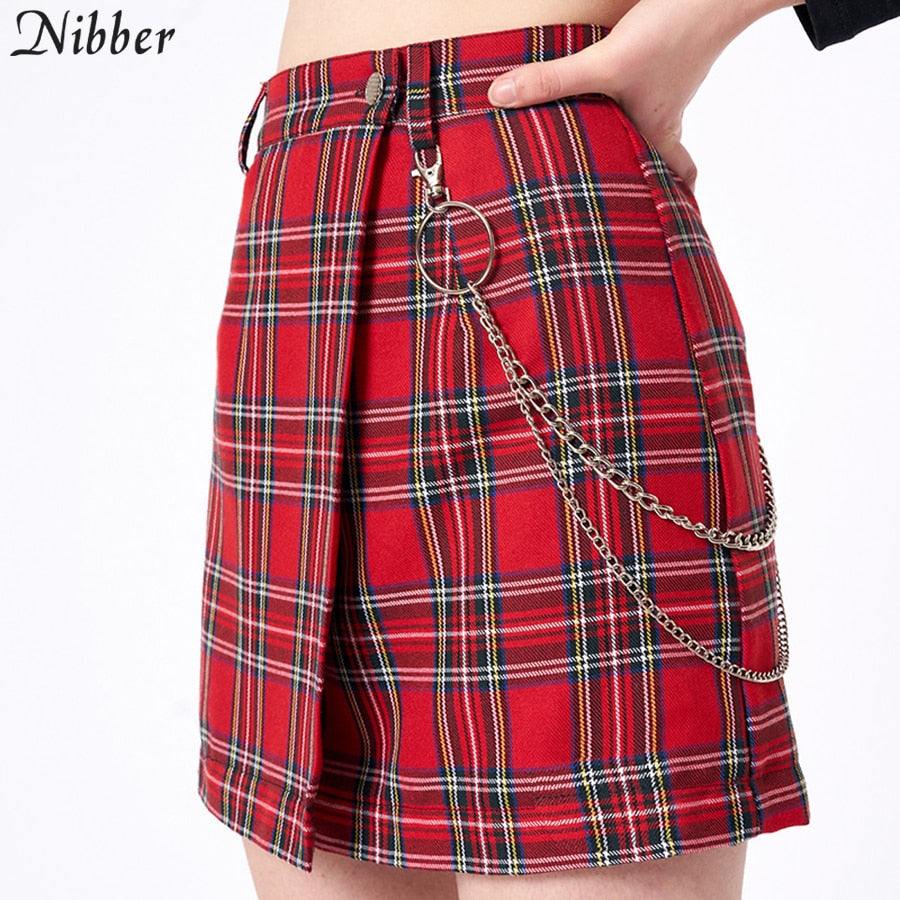 Gonna donna pantaloncino rosso