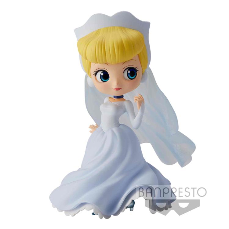 BANPRESTO Q POSKET DISNEY CINDERELLA ASCHENPUTTEL STATUETTE BANDAI FIGUR 14CM