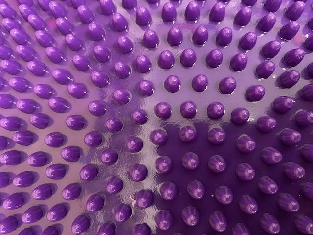 Contes Cuscino Disco Sensoriale 03705 Ø32cm Viola - Equilibrio Propriocezione Riabilitazione PVC