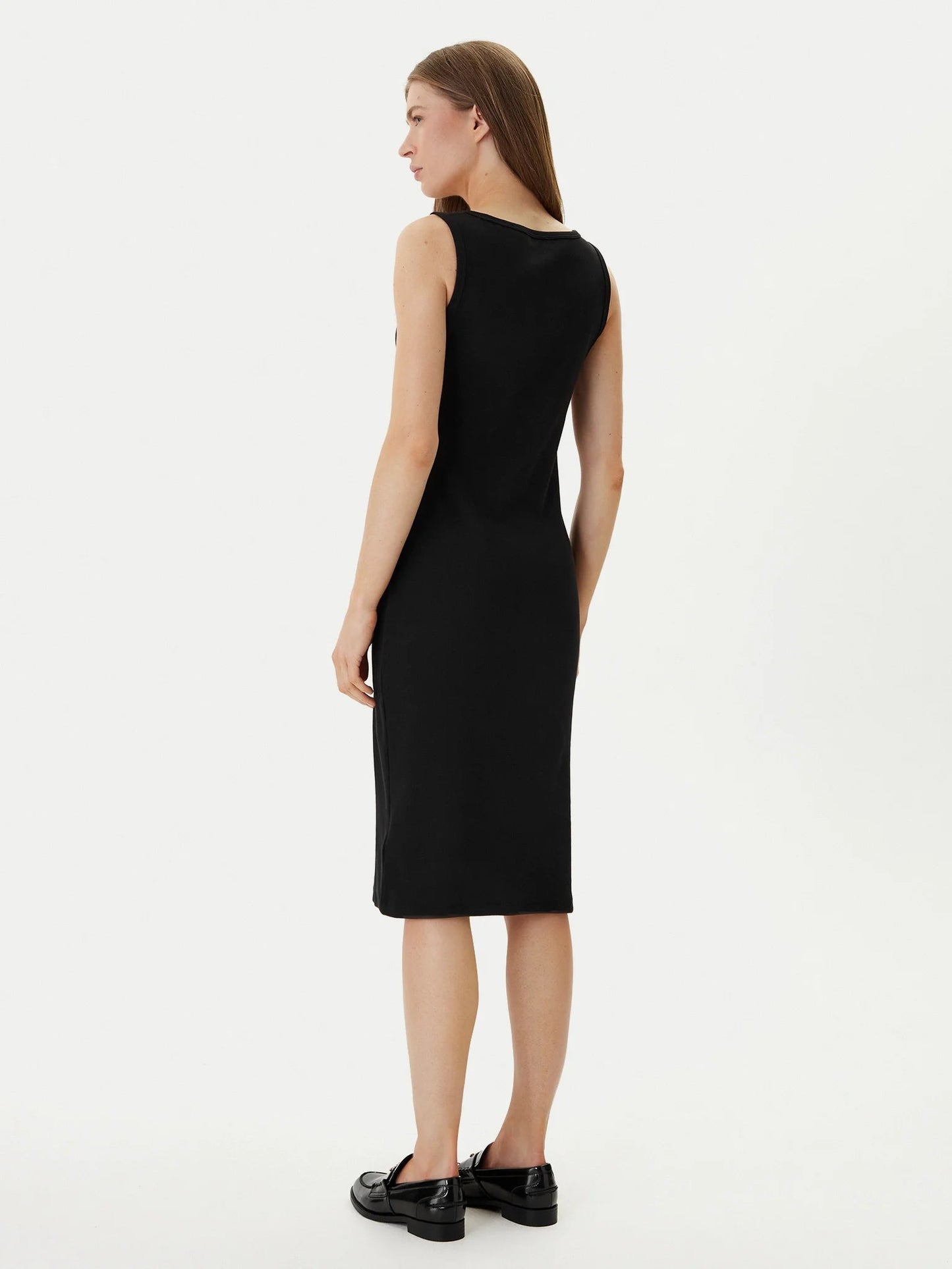 Calvin Klein Abito Donna Costine Logo LV047F257G UB1 Nero PE26