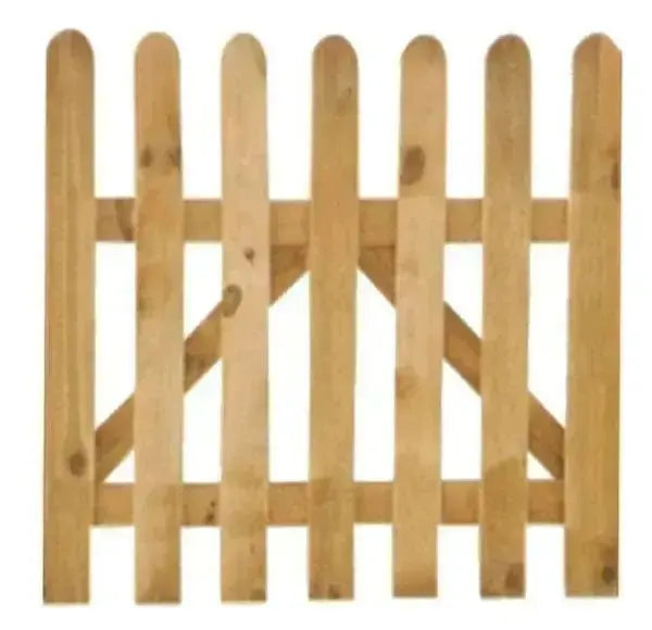 Cancello legno x steccato mt.1x1h