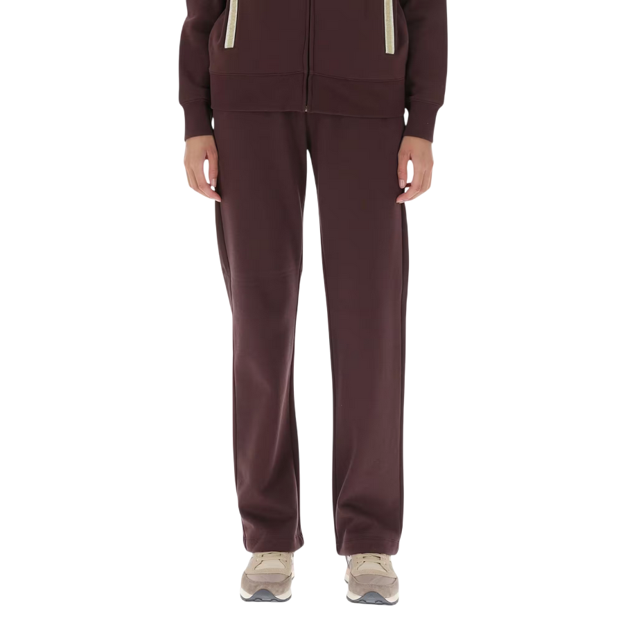 Champion tuta sportiva da Donna 118290 MS571 marrone con logo dorato e tasca dotata di applicazione - Eleganza e comfort sportivo