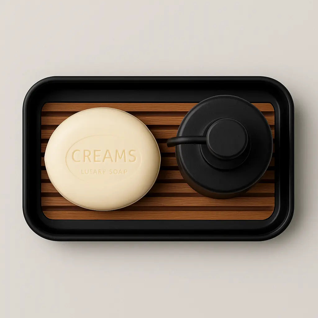 GRATO: Piattino Porta Sapone con Griglia Integrata Home Decor