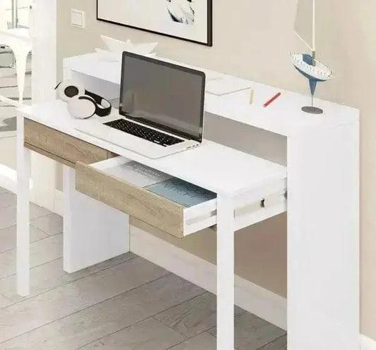 Console desk 99x36x88h Canadian white