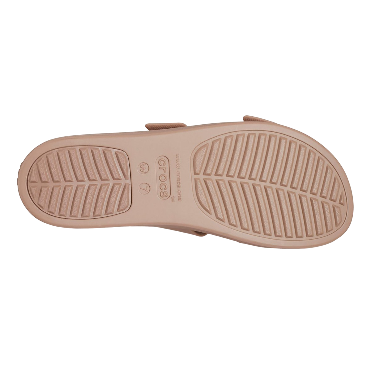 Crocs Sandalo Donna Brooklyn Buckle Low Wedge Zeppa 207431-2Q9 Latte