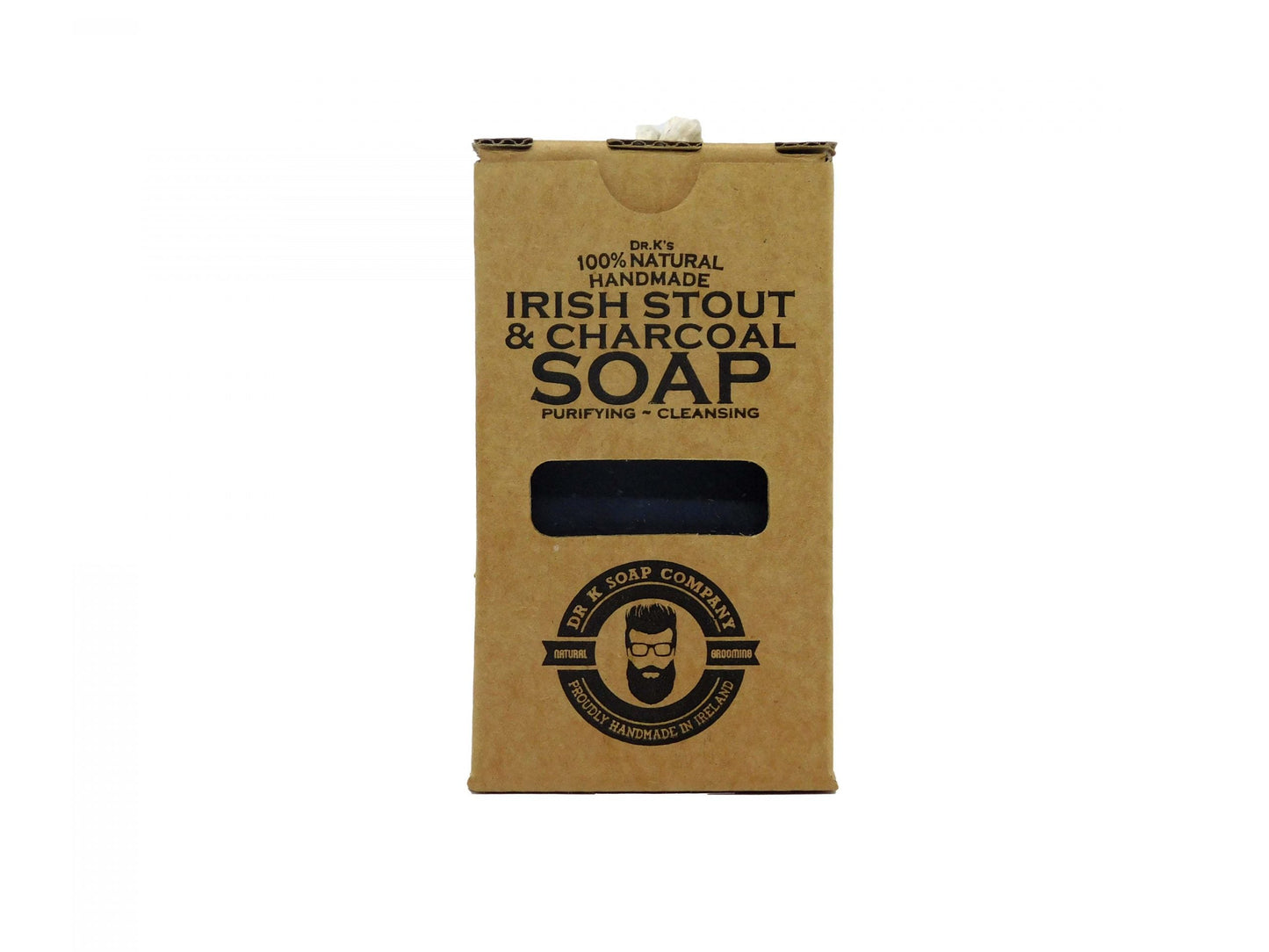 Dr K Soap Sapone Duro Per Corpo E Mani Irish Stout Charcoal 110 gr