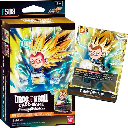 Dragon Ball Super Fusion World Starter Deck Fs08 Vegeta (MINI) ENG Card Game