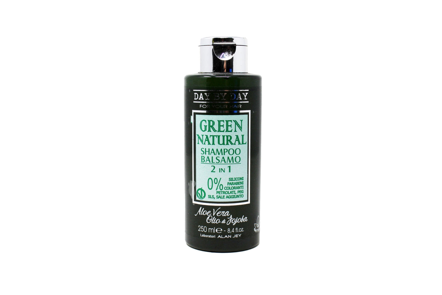 Day By Day Green Natural Shampoo Balsamo 2 In 1 Per Capelli 250 ml