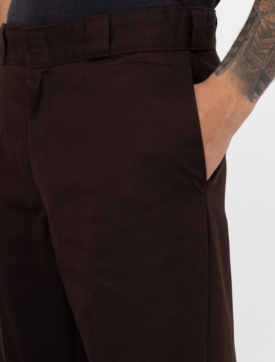 Dickies Pantalone Work Original Fit 874 Dark Brown - Uomo