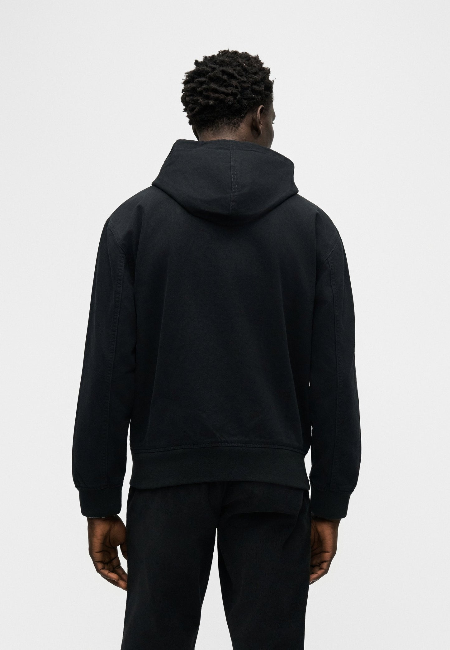Dickies giubbino bomber in canvas da uomo con cappuccio Unlined DK0A88JZBLK1 nero