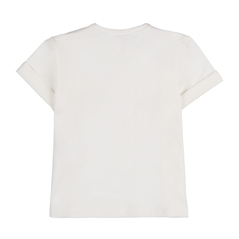 T-shirt con grafica marrone