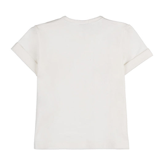 T-shirt con grafica marrone
