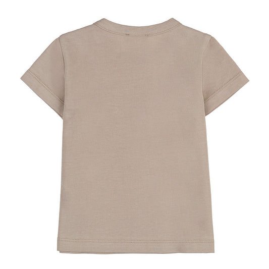 T-shirt in jersey marrone