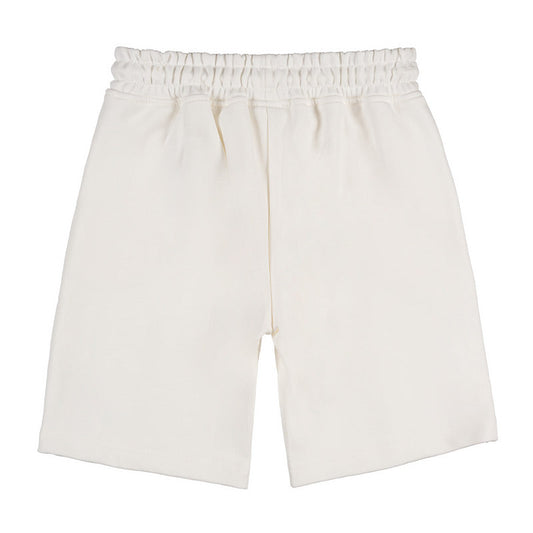 Bermuda off-white in felpa