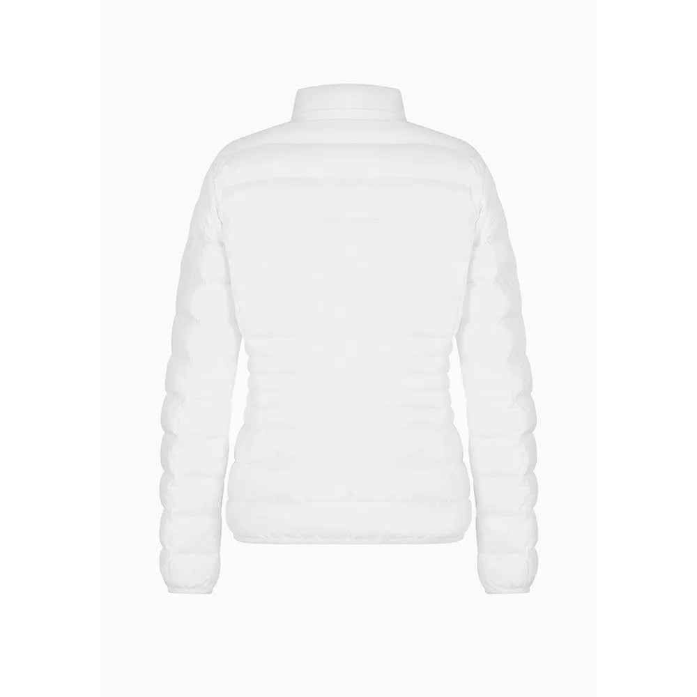 EA7 Emporio Armani Giacca Imbottita Donna Bianca Nylon Anti-vento 7W000473 AF12477