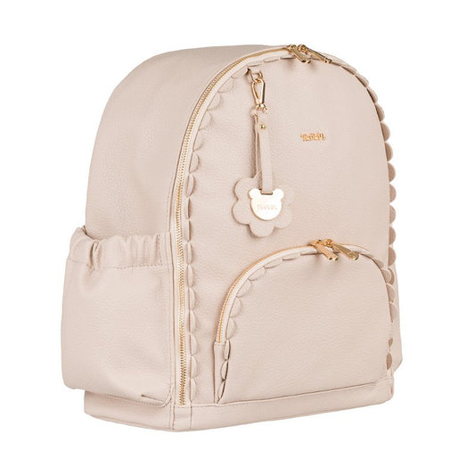 Beiger Wickelrucksack