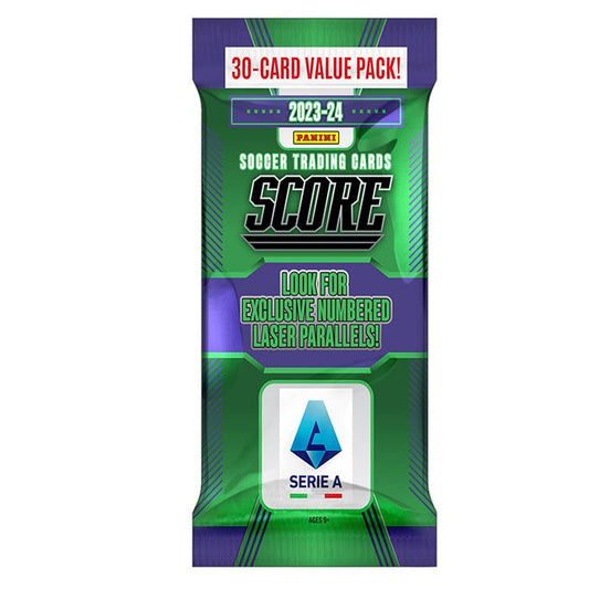 Panini Serie A Score Card 2023-24 Fat Pack 1 Busta Soccer Trading Card 30 Cards