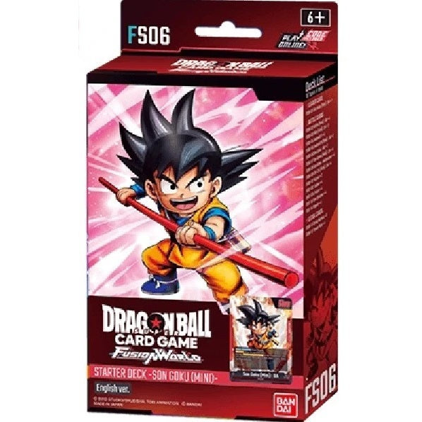 Dragon Ball Super Fusion World Starter Deck FS06 Son Goku Mini TCG-Kartenspiel Englisch