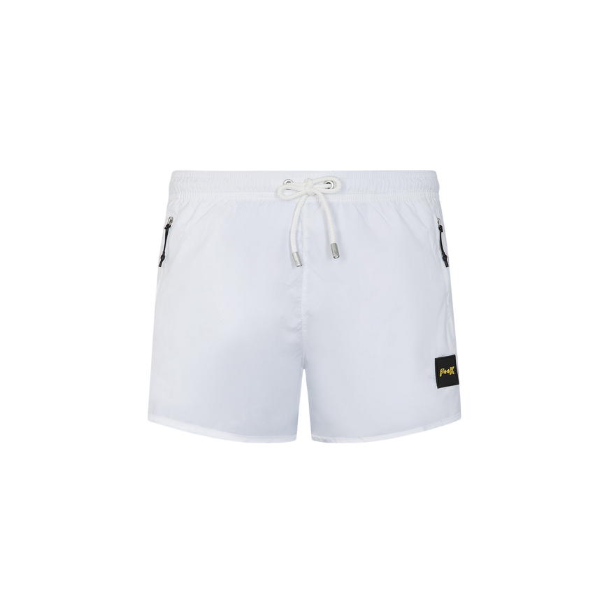 F**K Costume da Bagno Uomo Bianco Pantaloncino - M01BU03WH