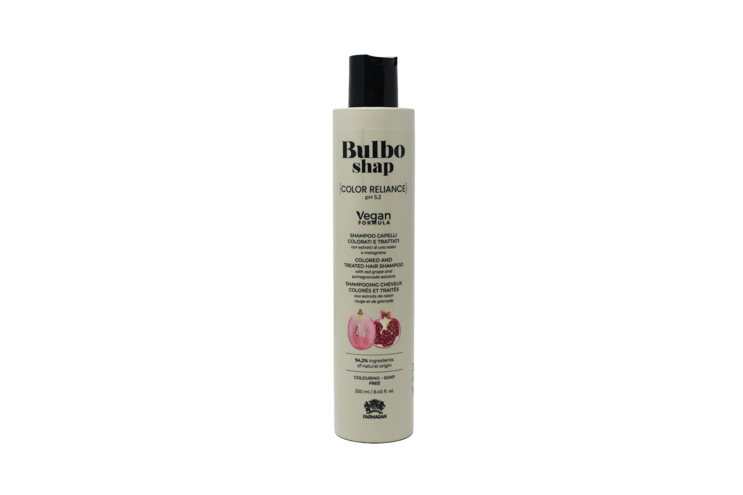 Farmagan Bulbo Shap Formula Vegan Color Reliance Shampoo Per Capelli Colorati E Trattati 250 ml