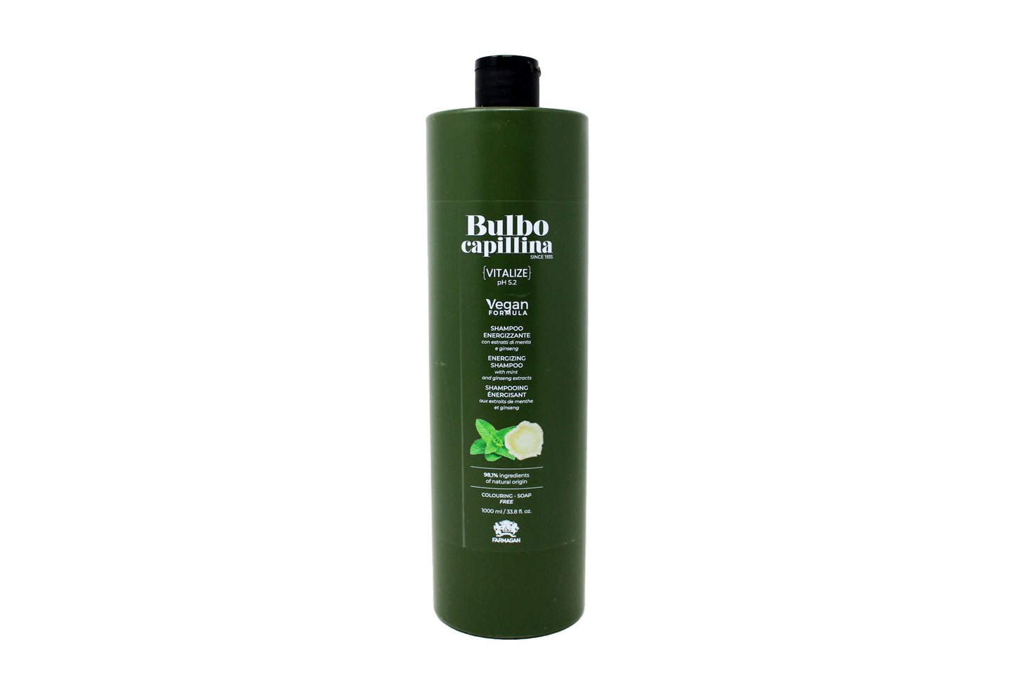 Farmagan Bulbo Capillina Formula Vegan Vitalize Shampoo belebend Anti-Haarausfall 1000 ml