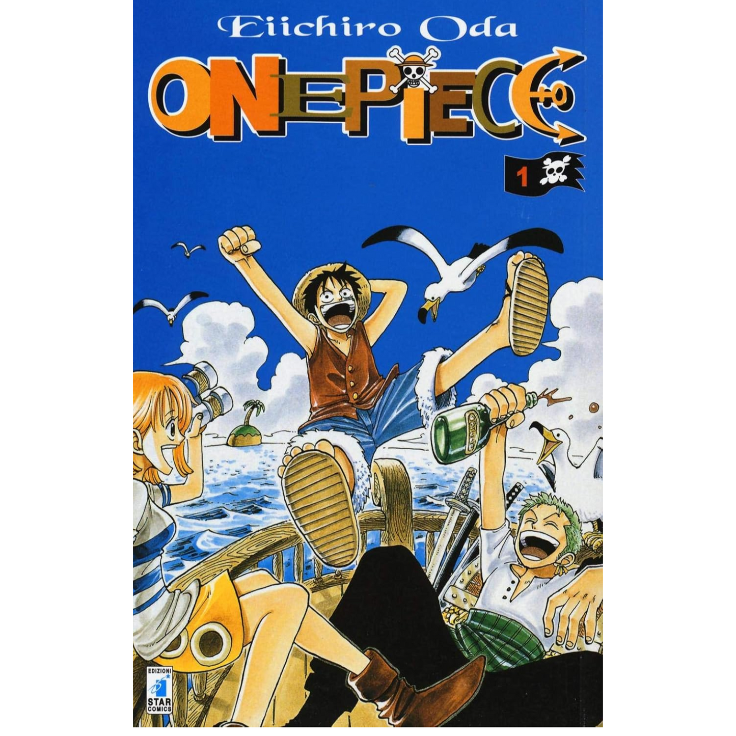 Comic: One Piece (1) Ein Schritt zurück... - Manga Star Comics - 1. Nachdruck
