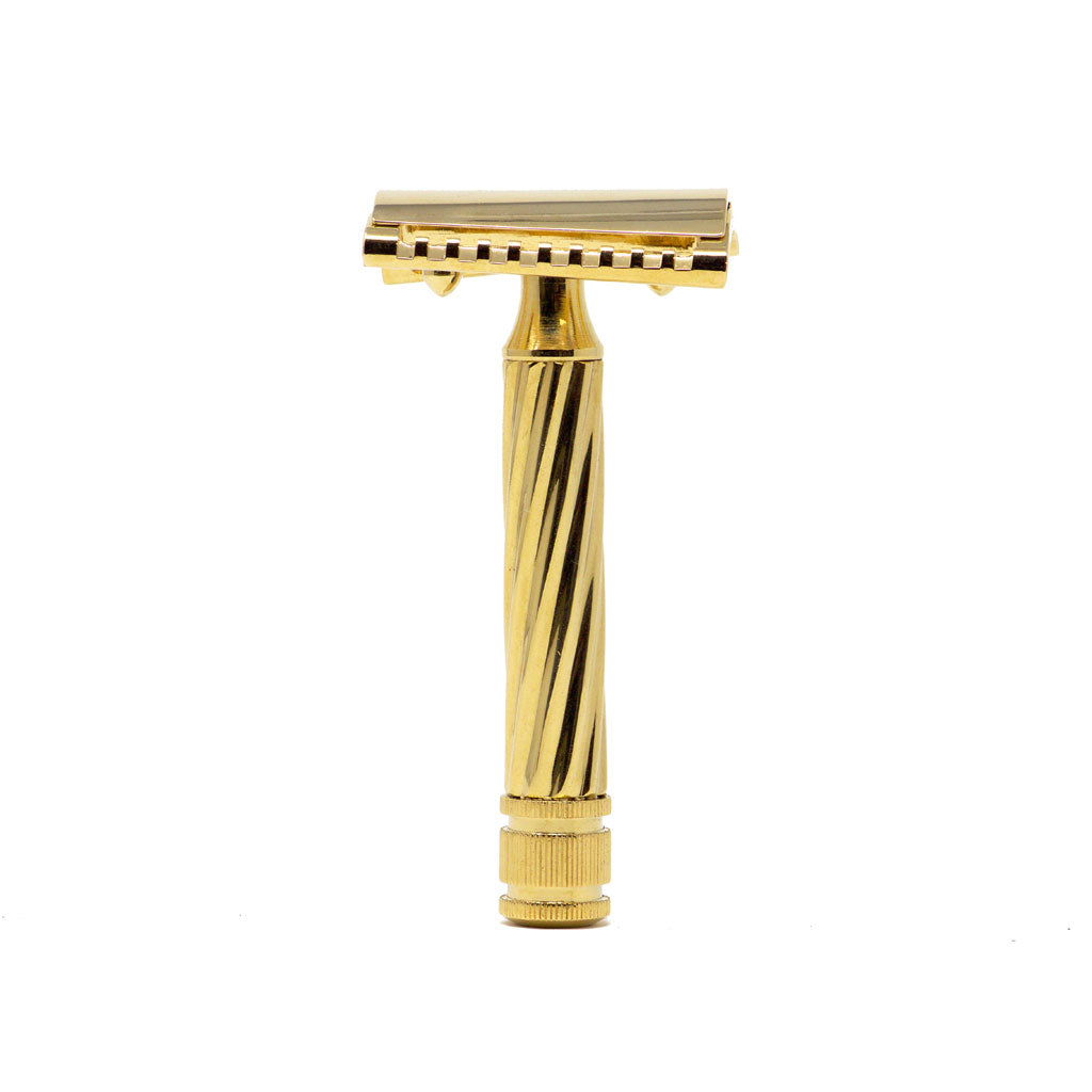 Fatip Slant Rasoio Di Sicurezza Dorato Grande Lo Storto Closed Comb\art.42147