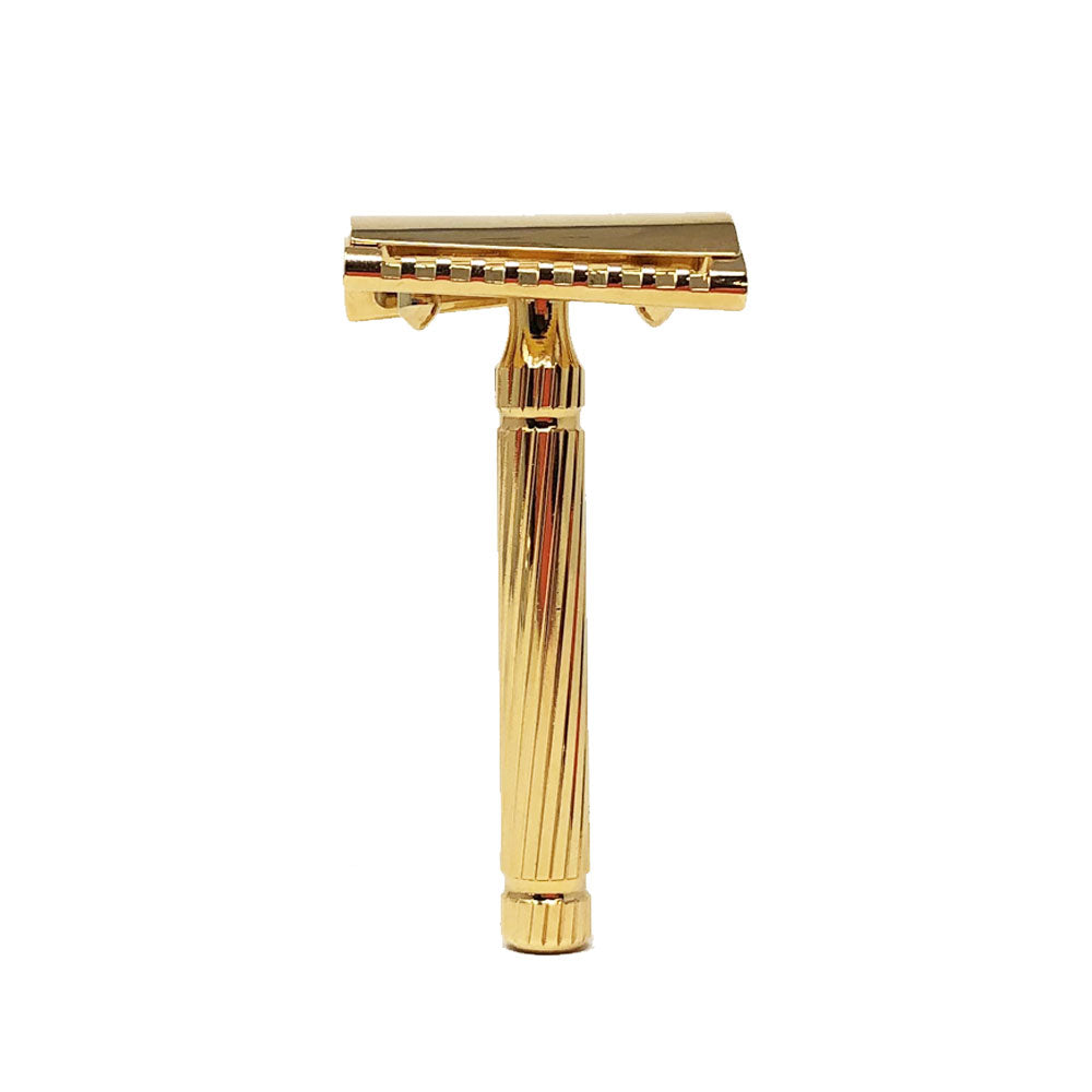 Fatip Slant Rasoio Di Sicurezza Dorato Il Piccolo Storto Closed Comb\art.42154