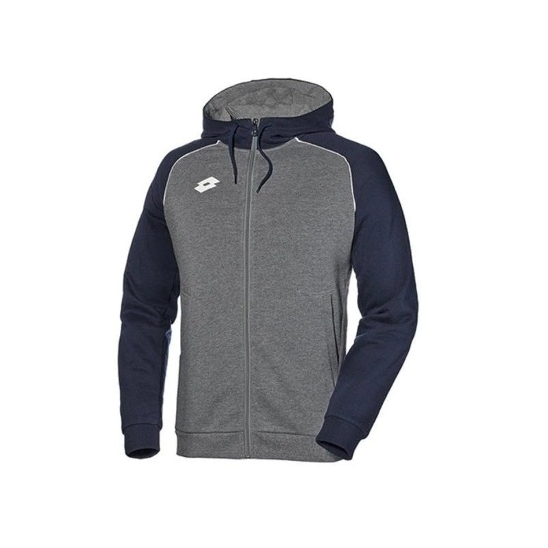 Felpa Lotto Sweat FZ Delta Plus T5535 Blu-Grigio