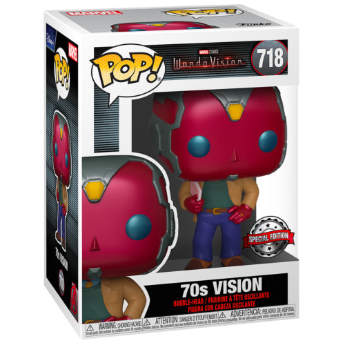 Funko Pop Marvel Wandavision 70s Vision Special Edition Sealed Vinyl Figure