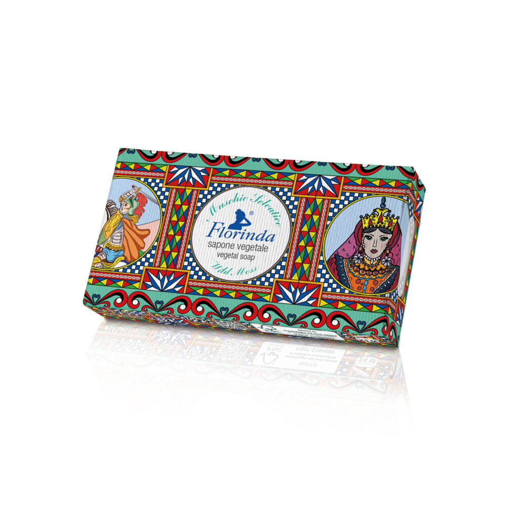 Florinda Botteghe Del Sole Saponetta Vegetale Mani e Corpo Muschio Selvatico 100 gr