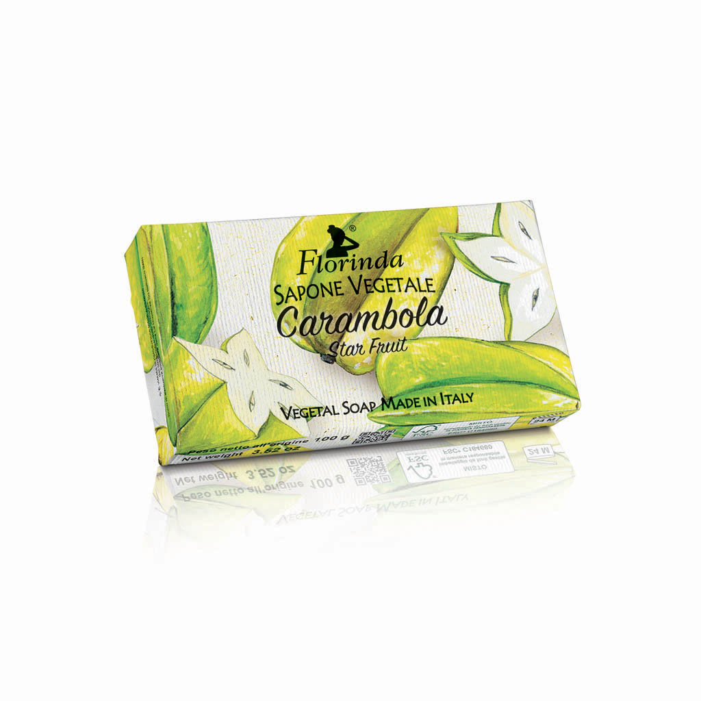 Florinda Tropical Saponetta Vegetale Mani e Corpo Carambola 100 gr