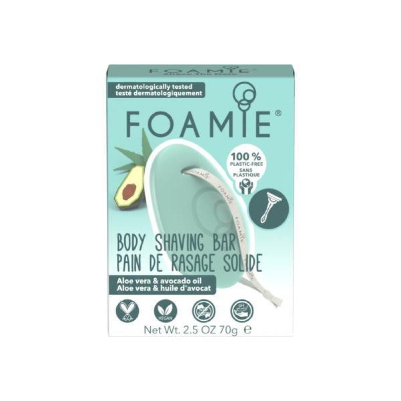 Foamie Feste Rasiercreme Für Gesicht Und Körper Mit Avocadoöl, Aloe Vera Und Kakaobutter 70 g