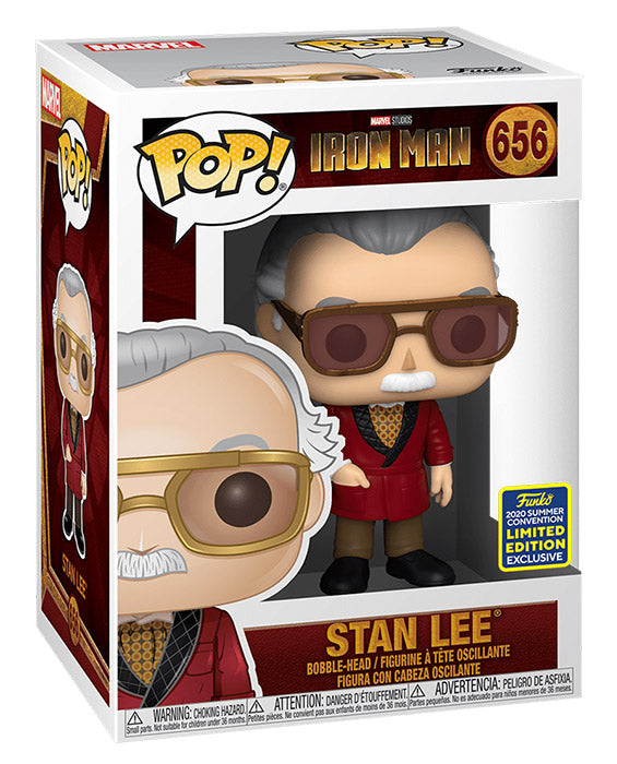 Funko Pop! Iron Man Marvel Icons: Stan Lee (656) Cameo Exclusive Vinyl Figur