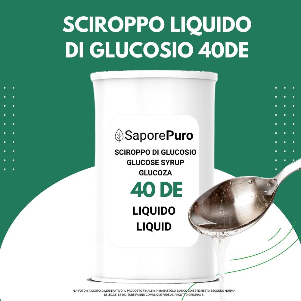 Sciroppo di Glucosio Liquido 40DE - Giusta Dolcezza per Gelati e Pasticceria