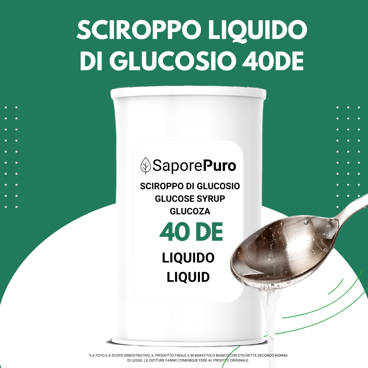 Sciroppo di Glucosio Liquido 40DE - Giusta Dolcezza per Gelati e Pasticceria