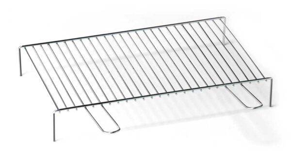 Grillrost für Kamin Edelstahl - 2 Griffe, Füße, verschiedene Größen