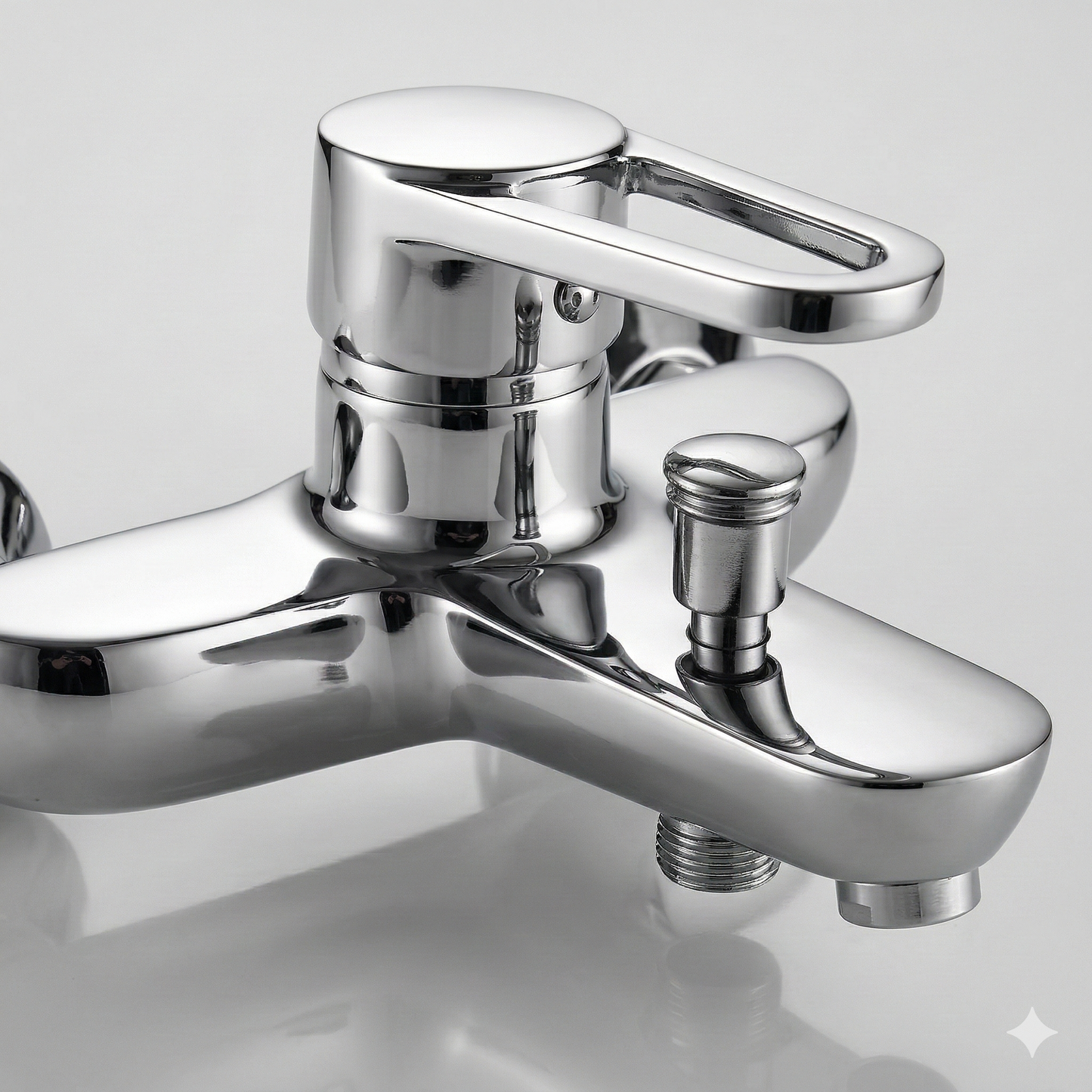 RUBINETTO MISCELATORE CROMATO CASA VASCA LAVABO LAVANDINO KIT MONTAGGIO 8562*